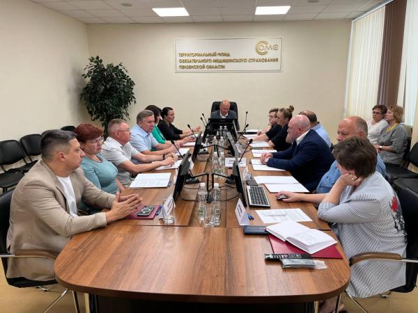 В ТФОМС ПЕНЗЕНСКОЙ ОБЛАСТИ СОСТОЯЛОСЬ ЗАСЕДАНИЕ КООРДИНАЦИОННОГО СОВЕТА
